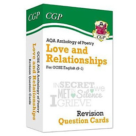 Sách - New 9-1 GCSE English: AQA Love & Relationships Poetry Anthology - Revision Q by CGP Books (UK edition, paperback)