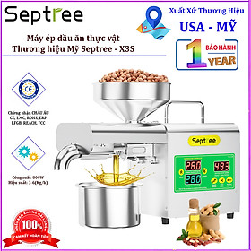 Mua Máy ép dầu ăn thực vật chuyên dụng  dùng trong gia đình. Thương hiệu Mỹ cao cấp Septree - X3S. HÀNG CHÍNH HÃNG