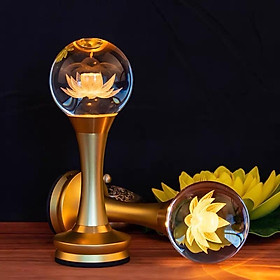 Mua CẶP 2 CÂY ĐÈN LED HOA SEN PHA LÊ THỜ CÚNG TRANG TRÍ