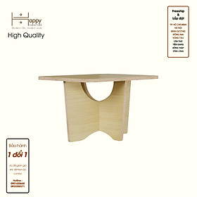 HAPPY FURNITURE , Gỗ tự nhiên , Bàn trà gỗ Plywood - SANARI , BAN_110 , 60cm x 45cm x 36cm DxRxC