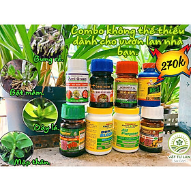 Mua COMBO 8 loại phân bón chăm sóc hoa lan  cây cảnh dành cho người mới trồng