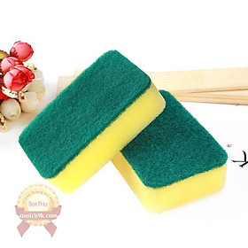 Mua Miếng mút xốp rửa bát bọt biển 2 mặt đa năng dụng cụ nhà bếp