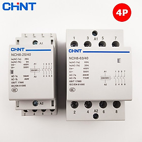 Khởi đông từ, Contactor 4P Chint 4 No và 2NO-2NC 25A-63A/230V
