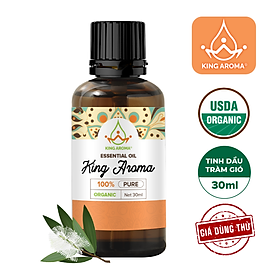 Tinh Dầu Thiên Nhiên Tràm Gió KING AROMA mẫu thử 30ml/ 100ml - Tinh Dầu Nguyên Chất Xông Thơm Phòng/ Thư Giãn Tinh Thần/ Thích Hợp Dùng Với Đèn Xông và Máy Khuếch Tán