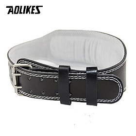 Đai lưng cứng tập thể hình da bò cao cấp AOLIKES A-YX048 weightlifting belt