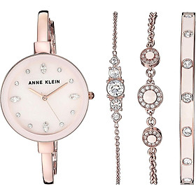 Bộ đồng hồ và vòng tay ANNE KLEIN 3352PKST