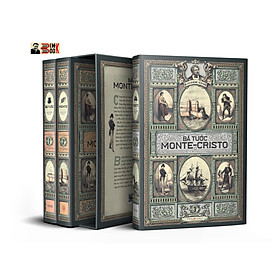 [Ấn bản kỷ niệm là bản chuyển ngữ đầy đủ từ bản tiếng Pháp in năm 1889 của nhà Calmann-Lévy] (gồm 500 minh họa theo bản in năm 1888) [Boxset trọn bộ 3 tập bìa mềm] BÁ TƯỚC MONTE-CRISTO – Alexandre Dumas – Đông A - Công Ty Cổ Phần Văn Hóa Đông A