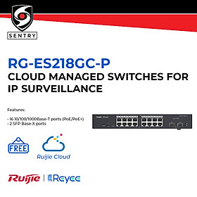 Mua Thiết bị mạng Ruijie Reyee RG-ES218GC-P 18-Port Gigabit Smart (hàng chính hãng)