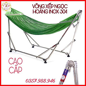 Mua Bộ Võng Xếp INOX Ngọc Hoàng Thuyền Rồng (khung + lưới loại tốt)