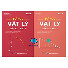 Sách - Combo Tự Học Vật Lý Lớp 10 - Tập 1 + 2 (Moon)