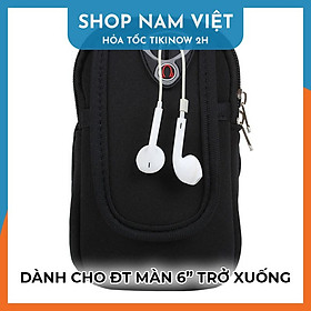 Túi Đeo Tay Để Điện Thoại Khi Chạy Bộ Tập Gym, Tập Thể Thao - Đen (Nhỏ)