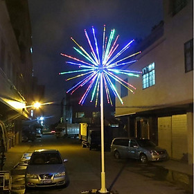 Đèn led pháo hoa trang trí lễ Noel 24 tia có âm thanh