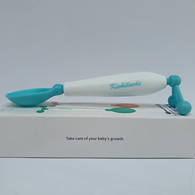 Mua Thìa Ăn Dặm Cảm Biến Nhiệt Xoay 360 Độ Kichilachi An Toàn Cho Bé