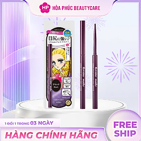 Bút Chì Gel Kẻ Mí Mắt Siêu Chống Trôi Dạng Xoay Màu Đen Kissme Heroine Make #01