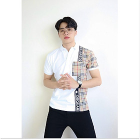 Áo thun cổ trụ ngắn tay cực phong cách KHANH AN
