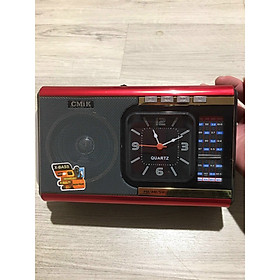 Mua Đài FM Radio thẻ nhớ usb Kiêm Đồng Hồ Báo Thức Siêu Đẹp MK-928