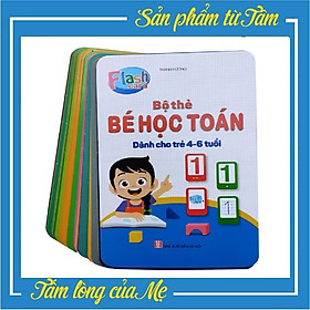 Bộ Thẻ (Flashcard) Bé Học Toán - Tư Duy Toán Học Cho Bé Từ 4 Đến 6 Tuổi Học Số Và Phép Tính