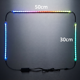 Đèn Led RGB SyncLight cho máy tính Hiệu Ứng Ánh Sáng Đồng Bộ Theo Màn Hình Cực Đẹp điều khiển qua app máy tính - HÀNG NHẬP KHẨU