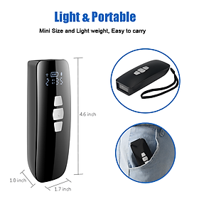 Mua Máy quét mã vạch Mini YHD 3200CB 1D đọc mã vạch Barcode(1D) bỏ túi kết nối Bluetooth/ USB dùng trên Điện thoại  Máy tính - Hàng Nhập Khẩu