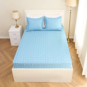 Bộ ga chun chần 160x200 Sông Hồng chất cotton