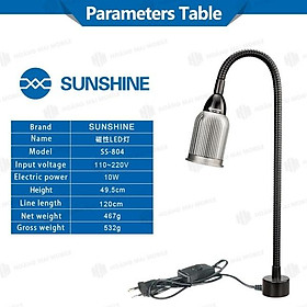 Mua Đèn kỹ thuật chân nam châm SUNSHINE SS-804 (10W)