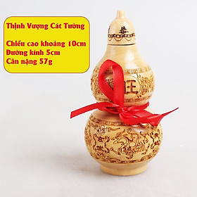 Mua Hồ lô phong thủy bát quái gỗ đào đẹp hóa giải sát khí – tăng tuổi thọ - bình an – hạnh phúc – mẫu mã tinh tế đa dạng