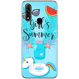 Ốp lưng dành cho Oppo A31 (2020) mẫu Girl Summer