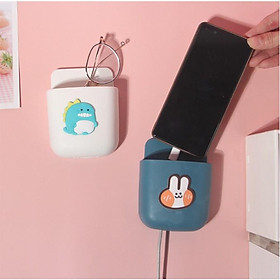 Mua Kệ dán tường tích hợp sạc điện thoại   để bút   điều khiển vật dụng nhỏ trong gia đình