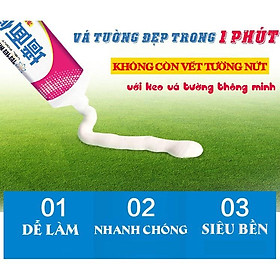 Mua Keo Vá Tường Chống Thấm - Trám Trét Vết Nứt Khe Hở Tường - Chống Ấm Mốc 250g Dễ Sử Dụng.