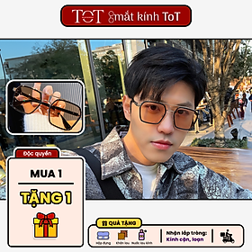 MUA 1 TẶNG 1 Kính mát nam nữ TOTEYEWEAR mắt kính mát gọng kính loại. nhựa màu sắc thời trang TOT09