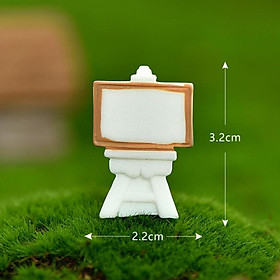 Mô hình vịt con chăm ngoan học bài, tập vẽ, ăn cơm cho các bạn trang trí tiểu cảnh, dạy trẻ mẫu giáo, DIY