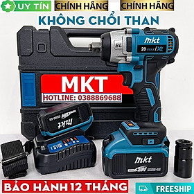 Mua Máy Siết Bulong MKT 20v- Siết Cao Cấp Không Chổi Than  3 Đèn Led Trợ Sáng