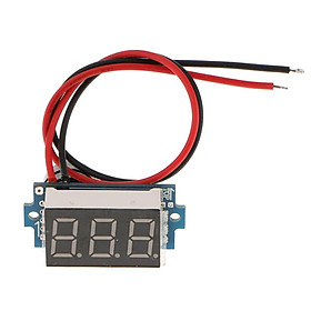 Mini Digital Voltmeter Voltage Meter, 0.36 Inch LED Display, DC 3.5-30V 20V