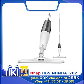 Cây lau nhà Xiaomi 2 trong 1 - Có phun nước Deerma Spray Water Spray Mop - Hàng Chính Hãng