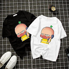 Áo thun Nam Nữ Không cổ TRỌC PHÚ CIMT-0007 mẫu mới cực đẹp, có size bé cho trẻ em / áo thun Anime Manga Unisex Nam Nữ, áo phông thiết kế cổ tròn basic cộc tay thoáng mát