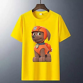 Áo thun trẻ em chó paw 6 6 màu , Có size người lớn, King Cotton