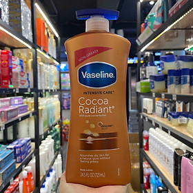 Sữa Dưỡng Thể Vaseline Total Moisture Cocoa Radiant 725ml mẫu mới