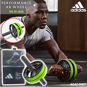 Con Lăn Tập Cơ Bụng, Bánh Xe Đẩy ADIDAS ADAC-11407 Performance AB Wheel (1 Cái) - Hàng Chính Hãng