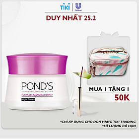 Kem Dưỡng Trắng Da, Giảm Thâm Nám Pond’s Flawless White Ban Đêm (50g)