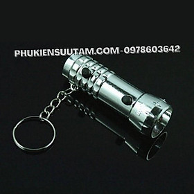 Mua Đèn Pin Siêu Rẻ Ánh Sáng Tím UV 2 Đầu  kích thước: 1.5cmx5.5cm  màu bạc - SP005762