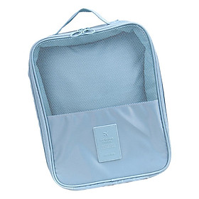 Portable Waterproof Shoe Storage Bag Zippered Travel Organizer
