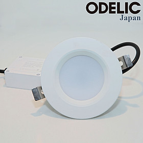 Đèn led âm trần, đèn trần, đèn trần thạch cao, đèn nhà tắm, ánh sáng ấm, 11W-3000K, Odelic Nhật Bản
