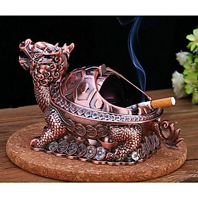 Mua GẠT TÀN HÌNH LONG QUY PHONG THỦY BẰNG ĐỒNG GIẢ CỔ