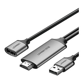 Mua Cáp chuyển đổi USB 2.0 MHL Sang HDMI dùng kết nối điện thoại  máy tính bảng ra Màn Hình  Tivi  Máy Chiếu dây dài 1.5M màu Xám Ugreen UNW50291CM151 hàng chính hãng