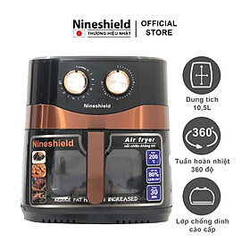 Mua Nồi Chiên Không Dầu 10.5L Nineshield Loại Cơ KB-8002M - Hàng chính hãng