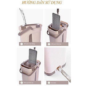Mua BỘ LAU NHÀ THÔNG MINH 360 ĐỘ CAO CẤP