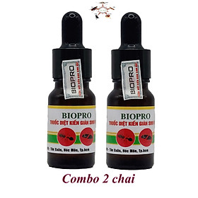 Combo Thuốc Diệt kiến gián sinh học Biopro chai 10ml Dạng ống bóp nhỏ giọt