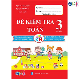 Đề Kiểm Tra Toán Lớp 3 - Học Kì 2 (Kết Nối Tri Thức Với Cuộc Sống) - Bản Quyền