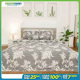 Mua  Ga giường cotton 100%  drap giường cotton dày mát đủ size nệm  _Drap cotton chagota ( Mẫu Ngẫu Nhiên)