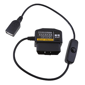 12V/36V to 5V Car   Cam Hardwire Power Inverter and USB Female Cable